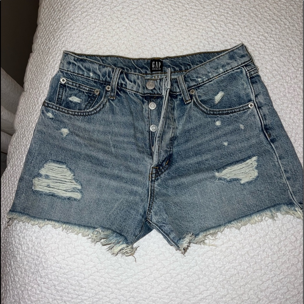 GAP Distressed Denim Shorts